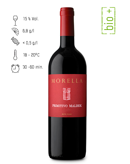 MORELLA Primitivo Malbek 2018