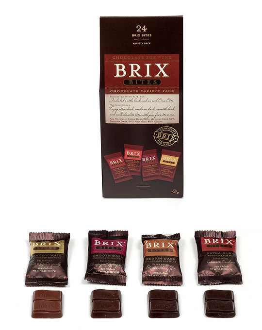 BRIX Bites - mini čokoládky - všetky druhy