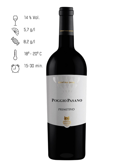 Cantina Sava Poggio Pasano Primitivo