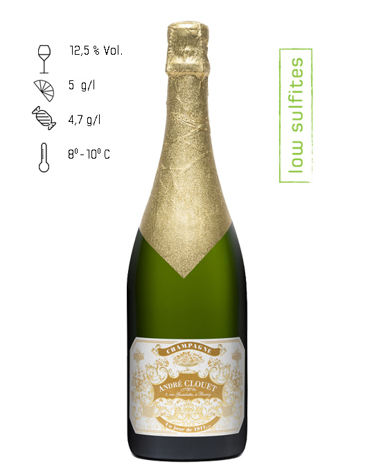 Andre Clouet Un Jour de 1911 Brut Champagne Grand Cru 'Bouzy' N.V.